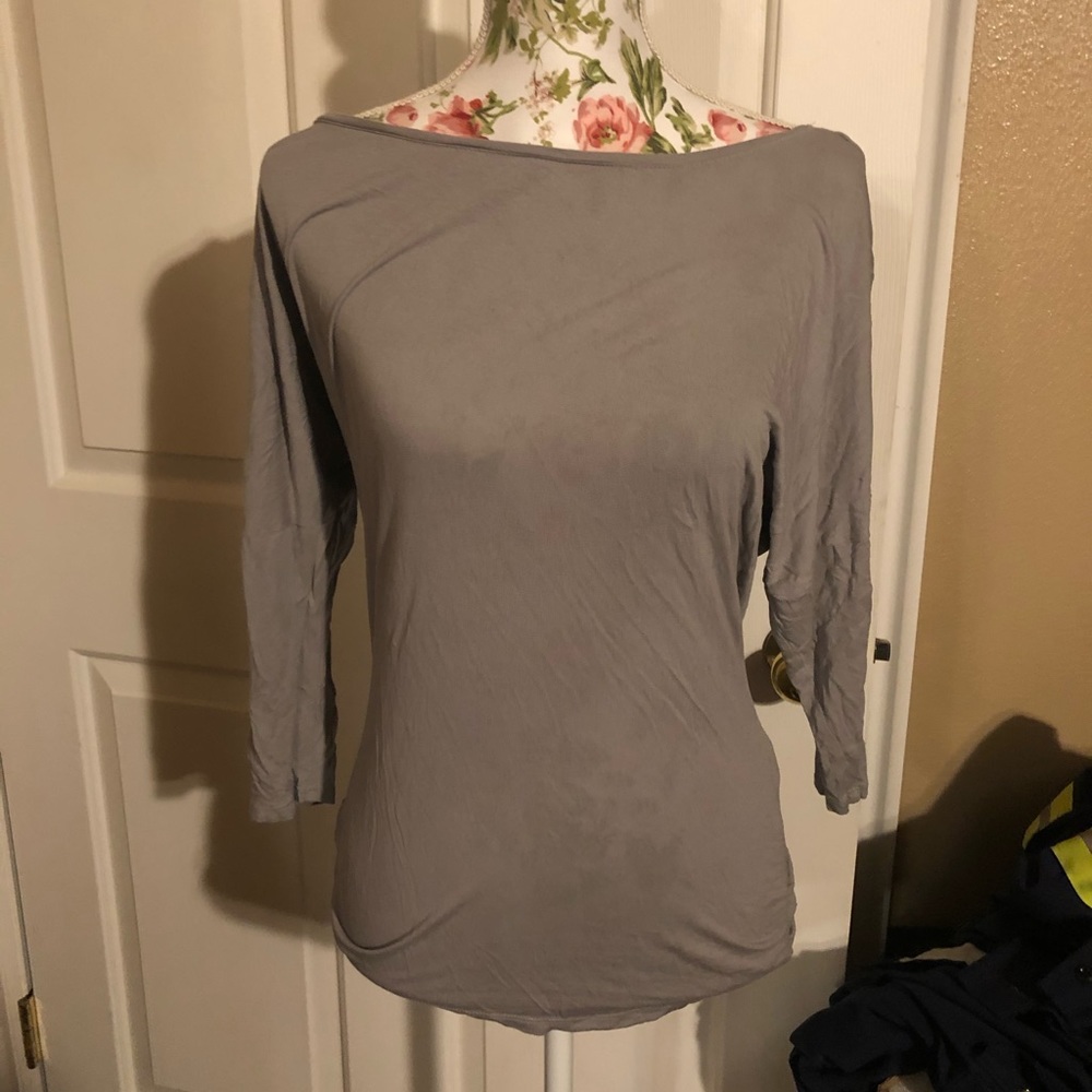XXI Long Sleeve Grey Top